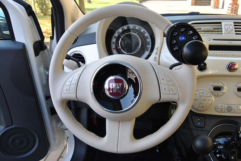 Centraline al volante con impugnatura a pomello